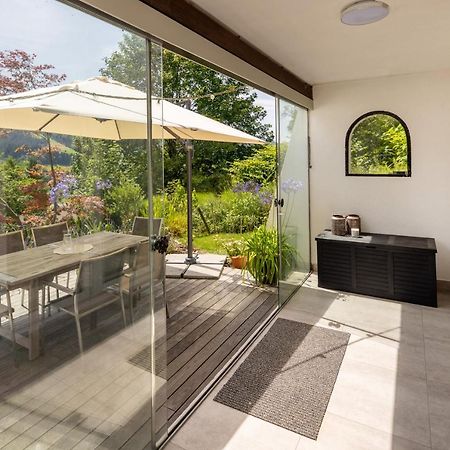 Waldlounge - Gartenwohnung Oberstaufen Extérieur photo